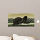 Spinosaurus Catches Young Stomatosuchus Wall Decal