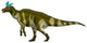Lambeosaurus Lambei Hadrosaurid Dinosaur Wall Decal