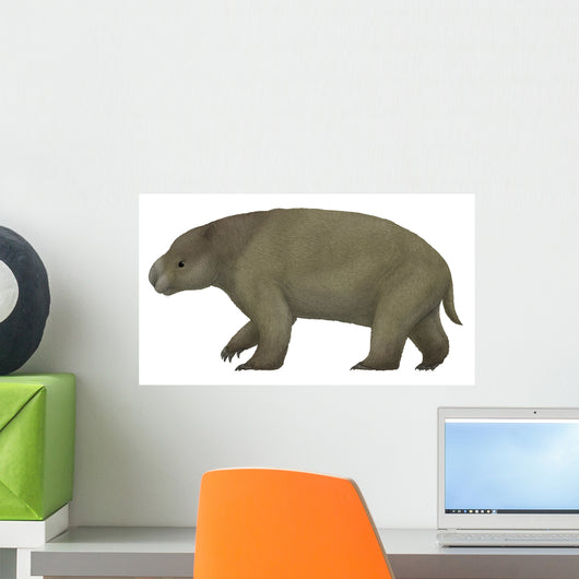 Diprotodon Largest Know Marsupial Wall Decal
