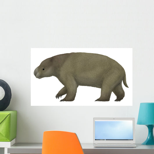 Diprotodon Largest Know Marsupial Wall Decal