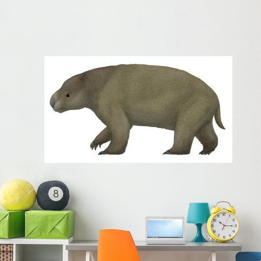 Diprotodon Largest Know Marsupial Wall Decal