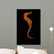 Longsnout Seahorse Black Wall Decal