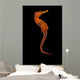 Longsnout Seahorse Black Wall Decal