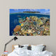 Digital Composite Tropical Coral Wall Decal