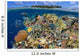 Digital Composite Tropical Coral Wall Decal
