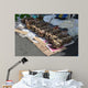 Crabs Being Sold Suva Wall Decal