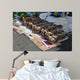 Crabs Being Sold Suva Wall Decal