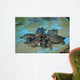 Group Green Sea Turtles Wall Decal Design 2