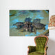 Group Green Sea Turtles Wall Decal Design 2