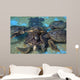 Group Green Sea Turtles Wall Decal Design 1