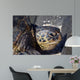 Green Sea Turtle Rests Wall Decal Design 2