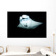Manta Ray Feeding Night Wall Decal