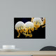 Jellyfishes Mastigias Sp Black Wall Decal