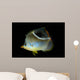 Saddled Butterflyfish Black Wall Decal