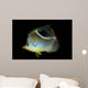 Saddled Butterflyfish Black Wall Decal
