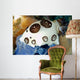 Nudibranch Feeding Blue Sponge Wall Decal