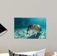 Young Florida Manatee Swimming Wall Decal