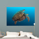 Two Green Sea Turtles Wall Decal