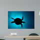 Silhouette Green Sea Turtle Wall Decal