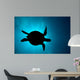 Silhouette Green Sea Turtle Wall Decal