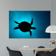Silhouette Green Sea Turtle Wall Decal