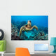 Endangered Green Sea Turtle Wall Decal Design 3