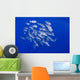 School Spotted Oceanic Triggerfish Wall Decal