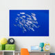 School Spotted Oceanic Triggerfish Wall Decal