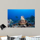 Endangered Green Sea Turtles Wall Decal