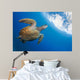 Endangered Green Sea Turtle Wall Decal Design 1