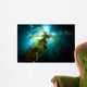 Sunlight Streaming through Forest Wall Decal