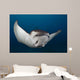 Spotted Eagle Ray Swimming Wall Decal Design 1
