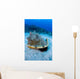 Horned Helmet Shell Capturing Wall Decal