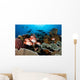 Reef Scene with Hard Wall Decal