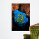 Schooling Raccoon Butterflyfish Lava Wall Decal