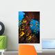 Schooling Raccoon Butterflyfish off Wall Decal Design 2