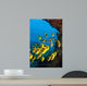 Schooling Raccoon Butterflyfish off Wall Decal Design 1