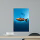 Free diver with Speared Mangrove Wall Decal