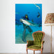 Diver Full Chain Mail Wall Decal