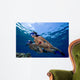 Couple Free Diving Hawaii Wall Decal