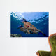 Couple Free Diving Hawaii Wall Decal