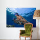 Couple Free Diving Hawaii Wall Decal