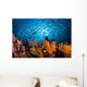 Schooling Fusiliers and Alcyonaria Wall Decal