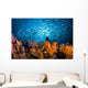 Schooling Fusiliers and Alcyonaria Wall Decal