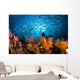 Schooling Fusiliers and Alcyonaria Wall Decal