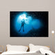 Diver Opening School Black Wall Decal