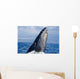 Breaching Humpback Whale Megaptera Wall Decal Design 2
