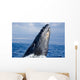 Breaching Humpback Whale Megaptera Wall Decal Design 2