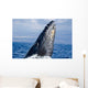 Breaching Humpback Whale Megaptera Wall Decal Design 2