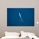 Aerial Blue Whale Gulf Wall Decal Design 3